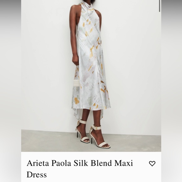 All Saints Dresses & Skirts - NEW WITH TAG ALLSAINTS Arieta Paola Silk Blend Maxi Dress sz 12